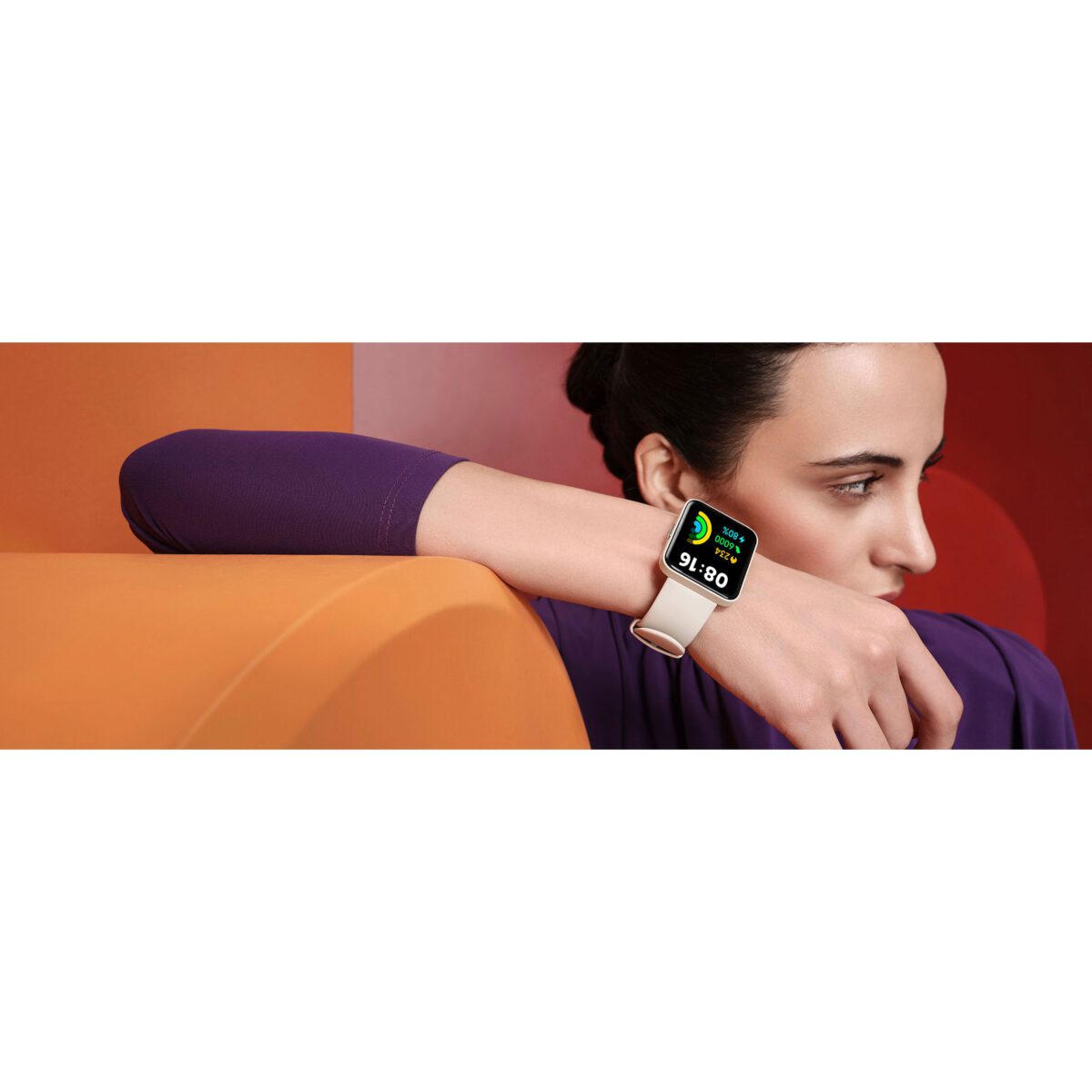 ساعت هوشمند شیائومی مدل Redmi Watch 2 Lite طرح بند سلیکونی